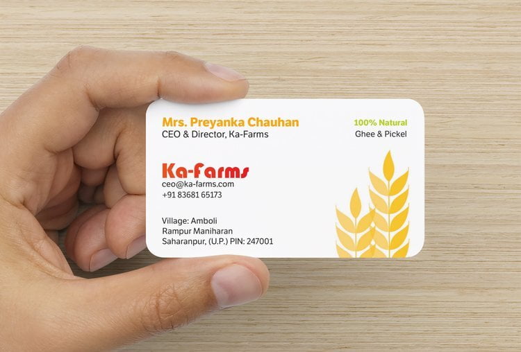Visiting Card - Front